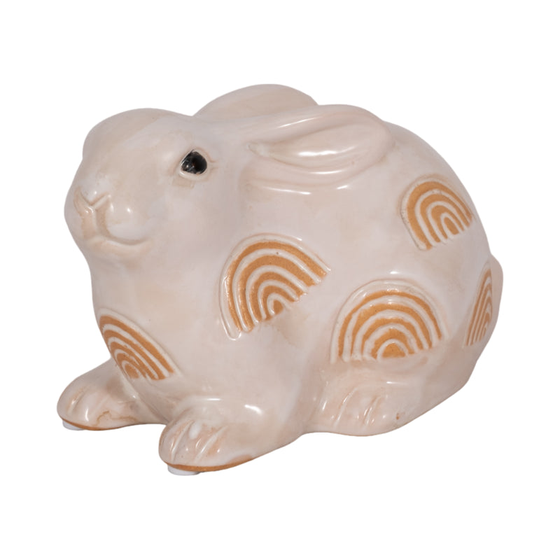 CER, 5 BUNNY WITH ARCH DESIGN, IVORY