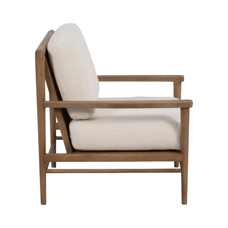 34 Exuma Accent Chair, Ivory