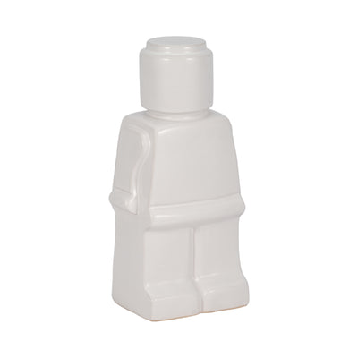 12 Lego Man Figure, White