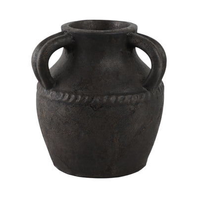 Terracotta, 10 Triple Handle Jug, Black