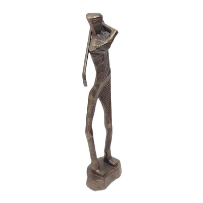 19x6 Golf Swing Sculpture, Bronze