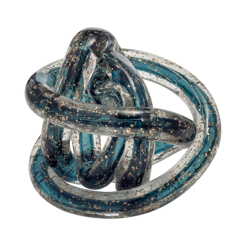 GLASS, 4 KNOT BLUE