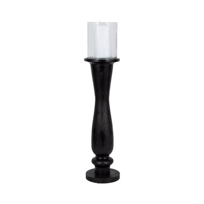 27 Traditional Hurricane On Pedestal, Black