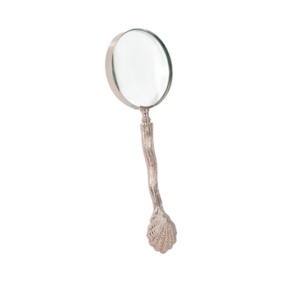 11 Seashell Magnifying Glass, Silver