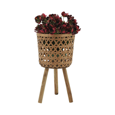 S/3 BAMBOO PLANTERS 11/13/15 NATURAL