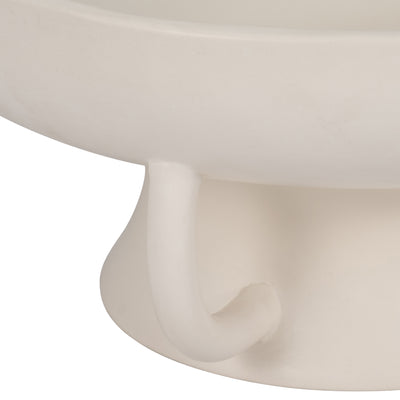 CER, 12 BOWL W HANDLES ON STAND, COTTON