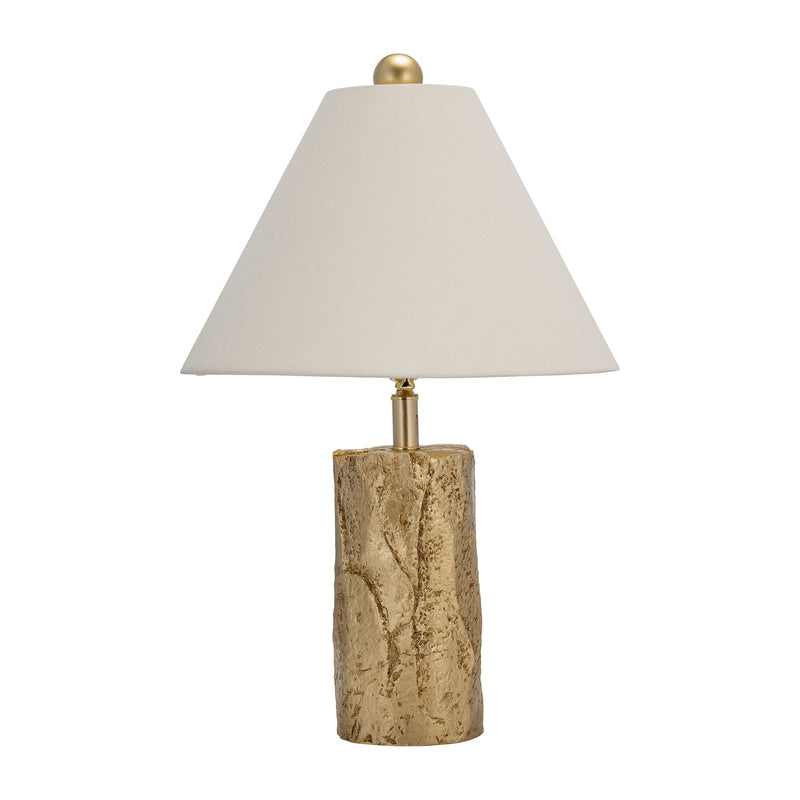 Resin 26 Textured Table Lamp, Gold