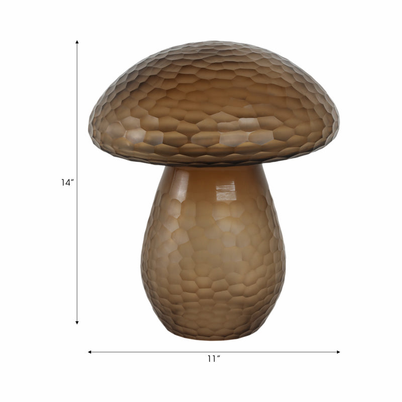 14 Limoge Large Glass Mushroom