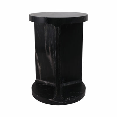 20 Augusto Carved Marble Accent Table