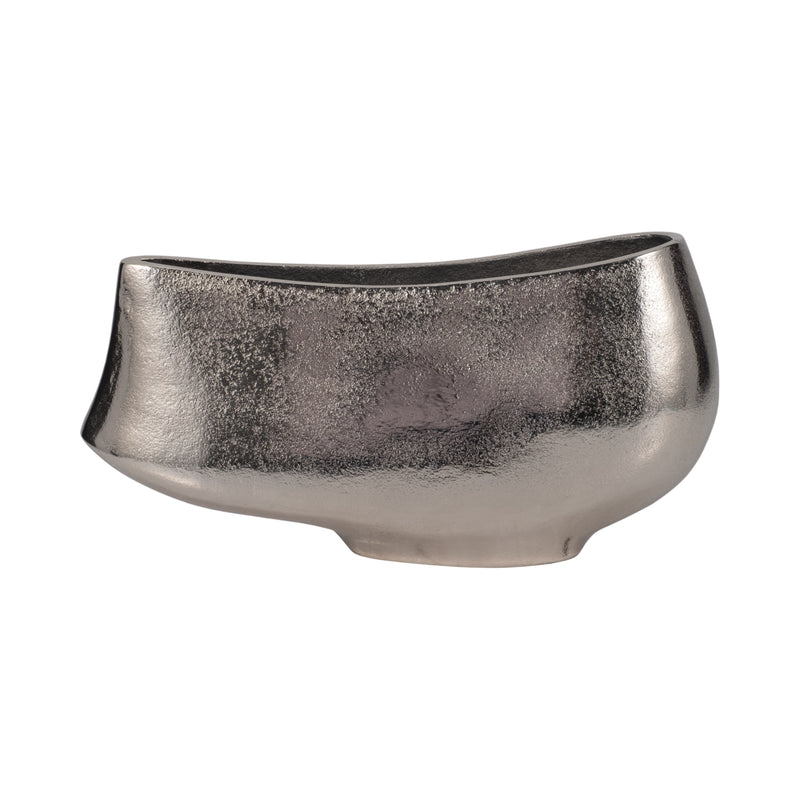 Metal, 14 Andria Medium Silver Vase