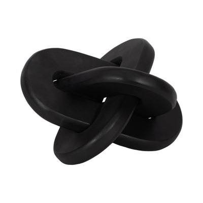 Wood, 10 Decorative Knot, Black