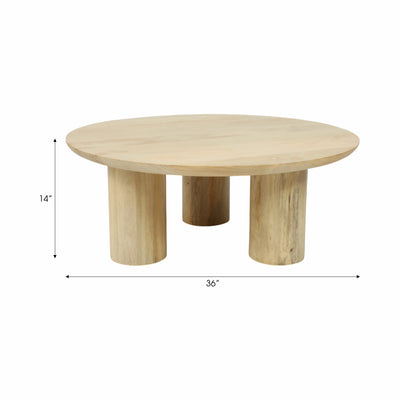 36 Boho Coffee Table, Natural, Kd