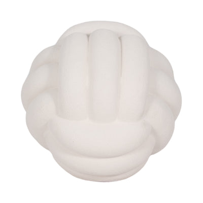 5 Knot Orb Rough Texture, White