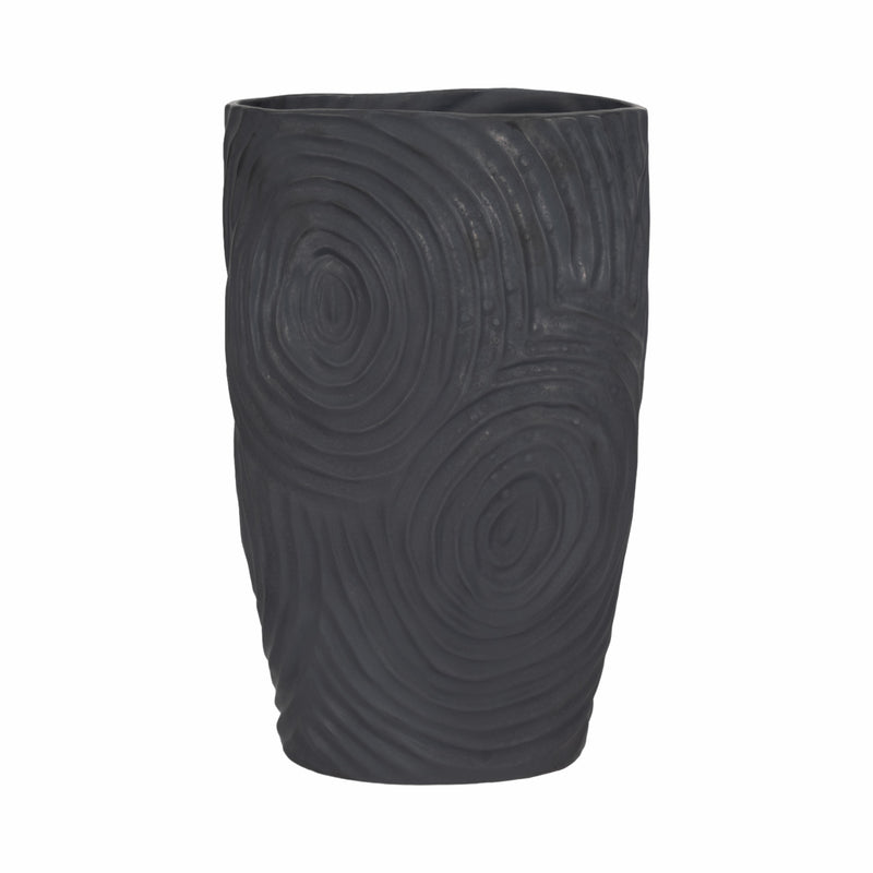 16 SUMATRA LARGE VASE, BLACK