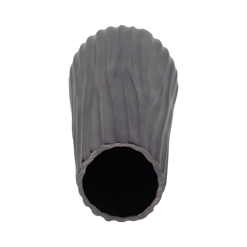 Metal 15 Jesson Small Graphite Vase