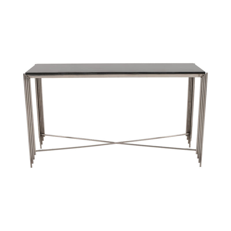 54 Aldine Stainless Steel Console Table