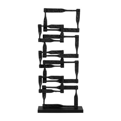 METAL, 23H STACKING SQUARES, BLACK