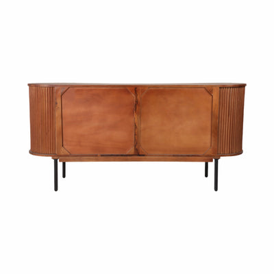 63 Rounded Ridges Sideboard, Brown