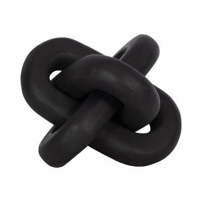 Wood, 6 Decorative Knot, Black