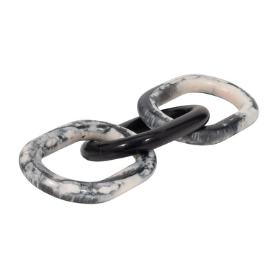 21 Desta Black Resin Link Chain