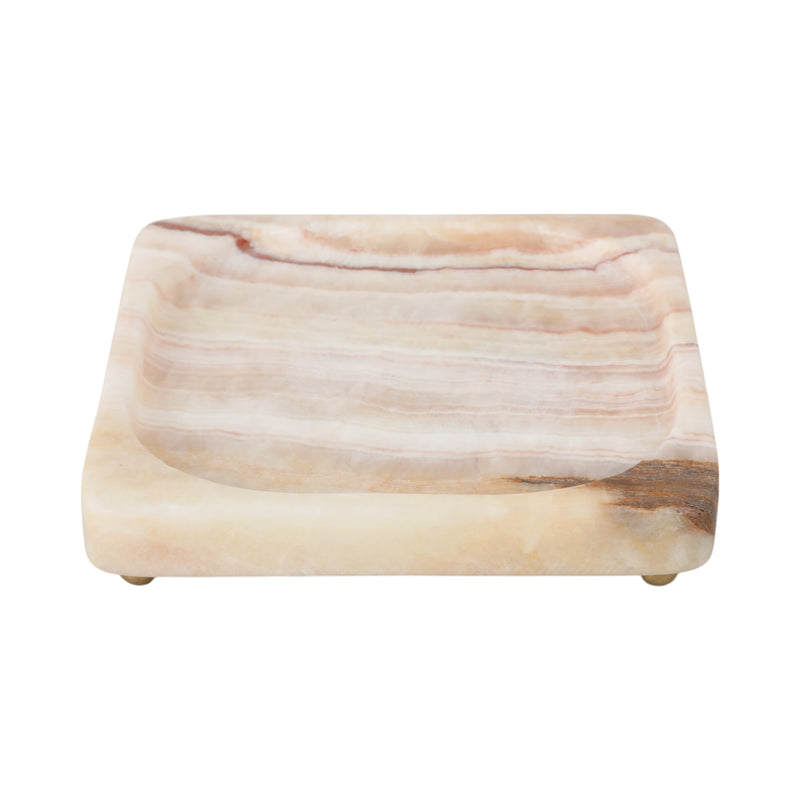 7 Honey Onyx Deco Tray