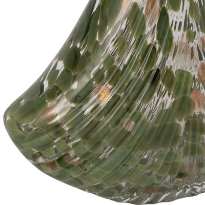 16 Curran Art Glass Bottle, Green