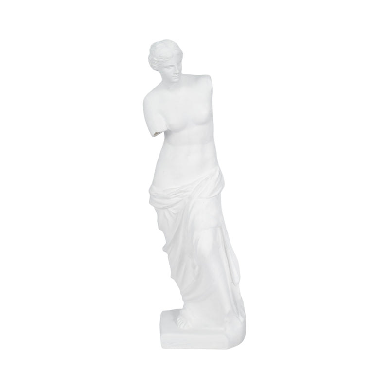 19 Roman Goddess Statue, White