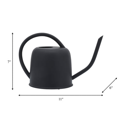 METAL 7H WATERING CAN, BLACK