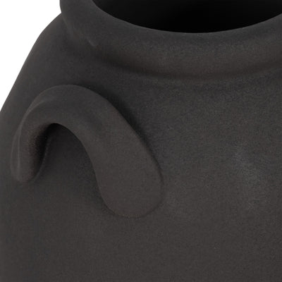 6 Rough Finish Jug With Handles, Black