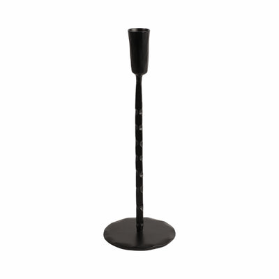 12x4 Forged Cast Iron Taper Holder, Matte Black