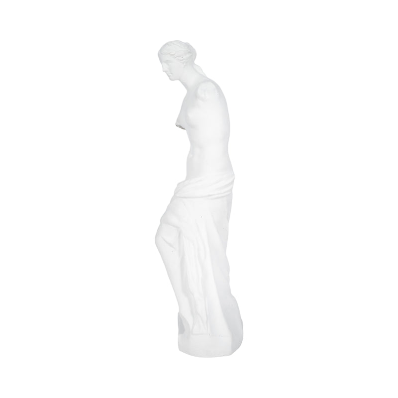 19 Roman Goddess Statue, White