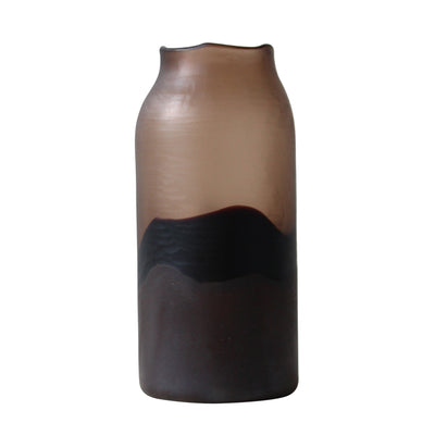 15 Mason Large Brown Glass Vase