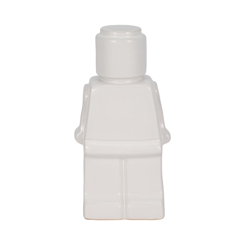 12 Lego Man Figure, White