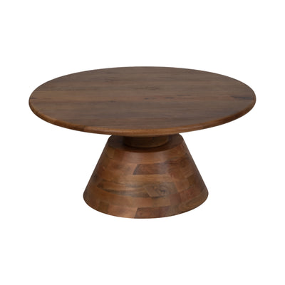 34 Tapered Wood Coffee Table, Natural