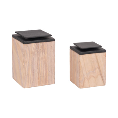 S/2 8/9 Maverick Sandstone Boxes, Natural