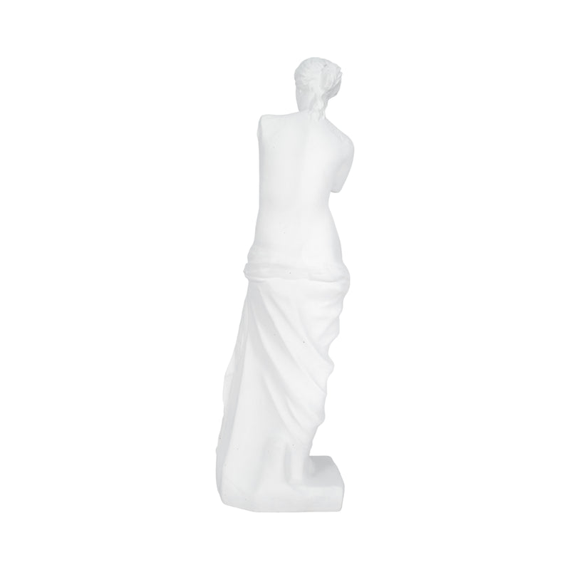 19 Roman Goddess Statue, White