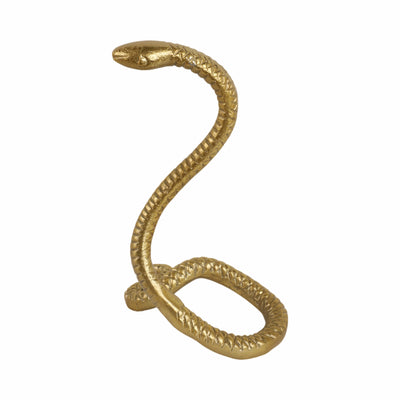 10 Tall Snake Tabletop D?cor, Gold