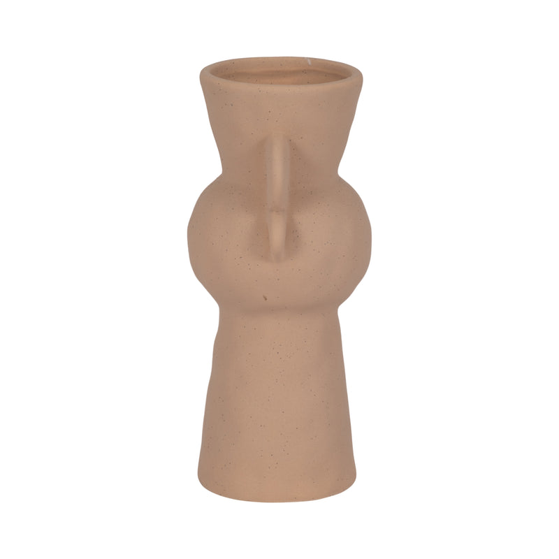 8 Rough Totem Bud Vase, Tan