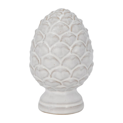 CER, 6 ARTICHOKE DECO, IVORY