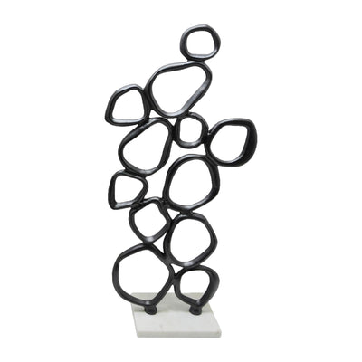 30 Tidus Large Ring Statuary, Black