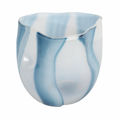 8 Beldan Small Blue Glass Vase