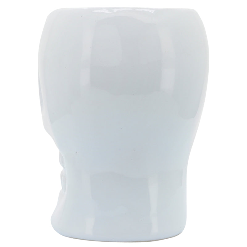 CER, 6 SKULL VASE, WHITE