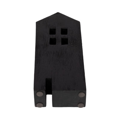 10 Wood House Decor, Black