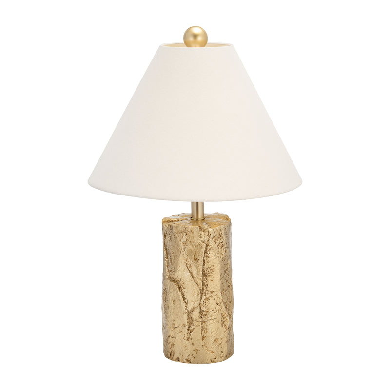 Resin 26 Textured Table Lamp, Gold