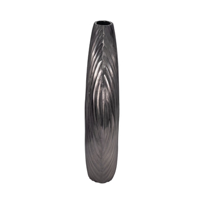 Metal, 17 Foril Large Graphite Vase