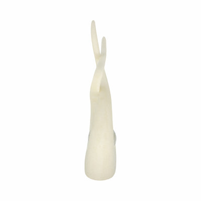 12 Laxmi White Quartz Resin Statuary With Crystal