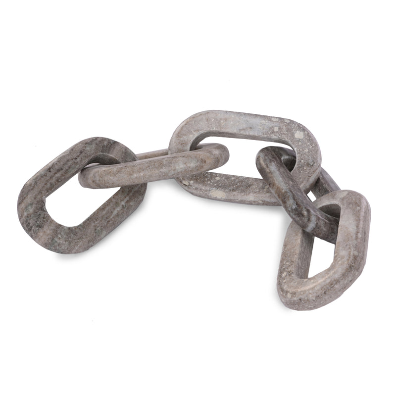 22x4 5-link Marble Chain, Grey