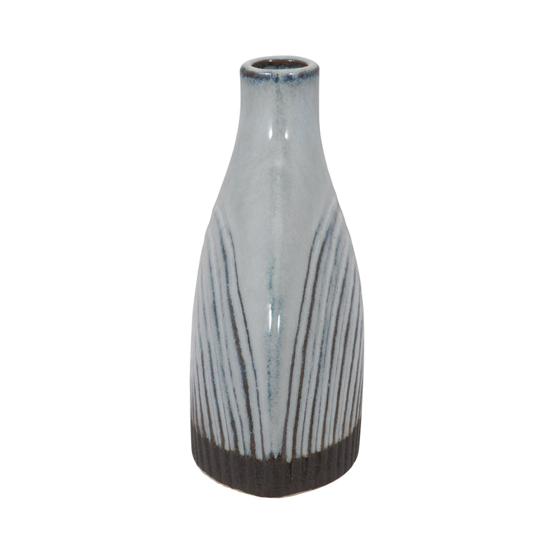 CER, 6 HALF DOME ARCH VASE, BLUE