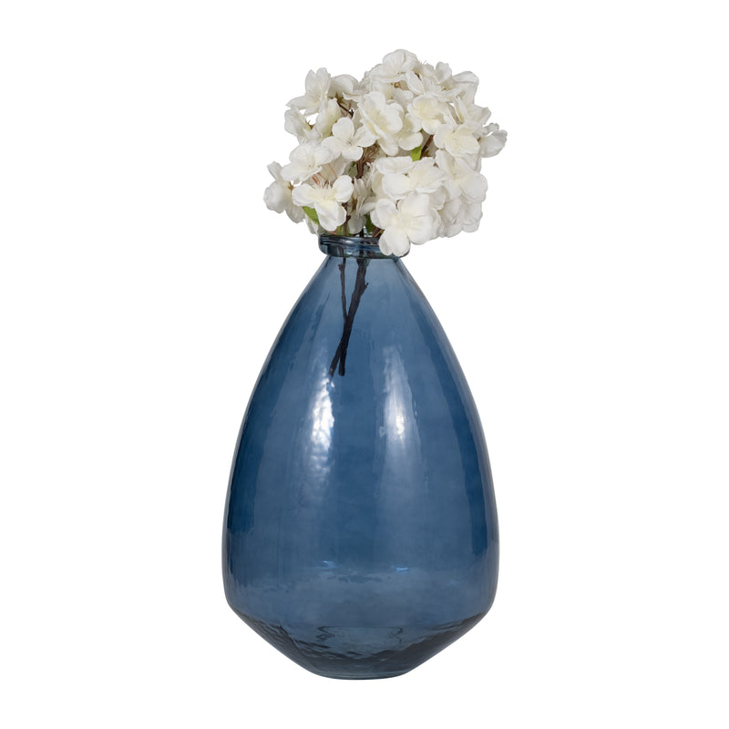 GLASS, 15 BALLOON VASE, BLUE