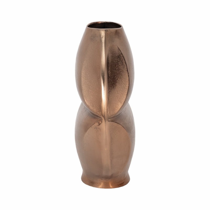 11 Byram, Metal Slit Vase, Champagne